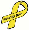 support our troops ribbon